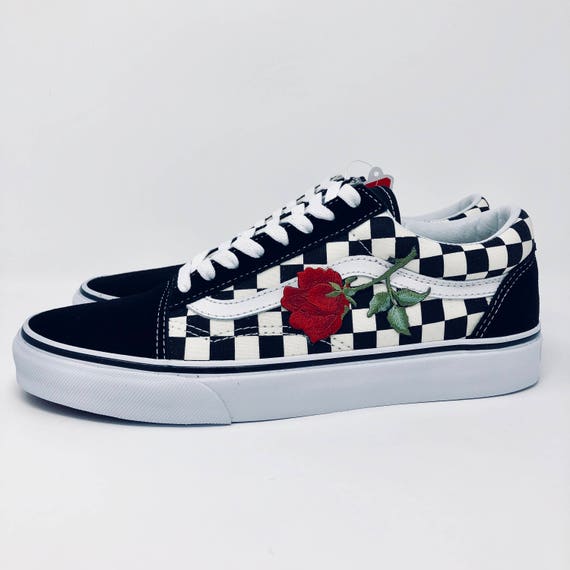 vans with roses vans with roses