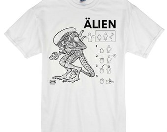 Alien shirt | Etsy