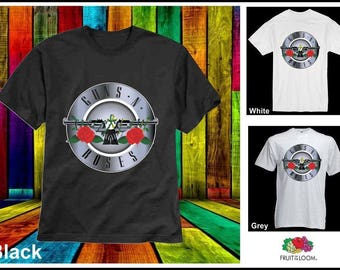 GUNS N ROSES T-Shirt Kids Girls Boys Childrens GNR Rock Trendy Metal Dude