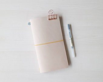 Traveler's Notebook Kit | Minimal Paper Box Vol. 3 - Spring Stationery Box / Minimalist Fauxdori Gift Set