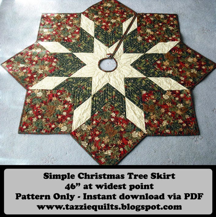 Download Quilted Christmas Tree Skirt Pattern