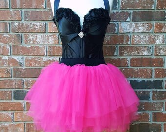 Sweet Backless High Waist Tutu Dress