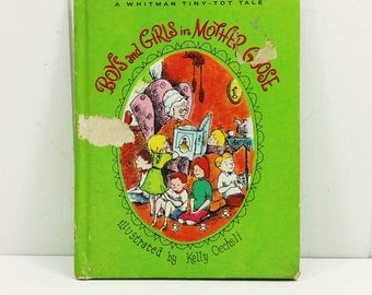 Mother Goose Full Color Vintage Flashcards Set of 10