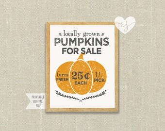 Pumpkin print | Etsy