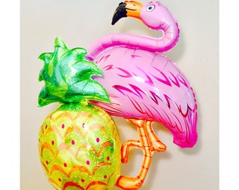 Flamingo Balloon, Pineapple Balloon, Pineapple Party, Flamingo Pineapple, Lets Flamingle, Flamingo Birthday, Flamingo Party, pIneapple