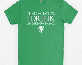 tyrion lannister t shirt