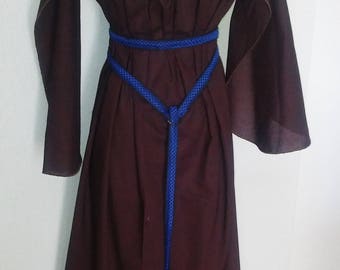 117" Blue Celtic Trim Ring Belt