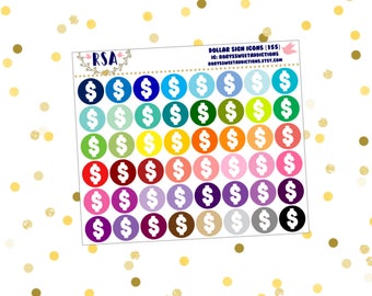 Dollar Sign Icons {155}