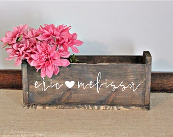 Wedding Card Box Rustic Wedding Card Holder Country Barn Wedding Farm Personalized Wedding Cards Wood Box