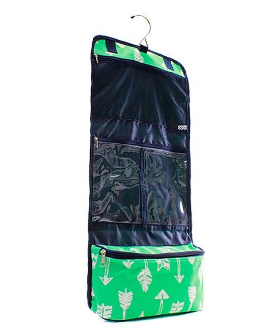 monogrammed hanging bag