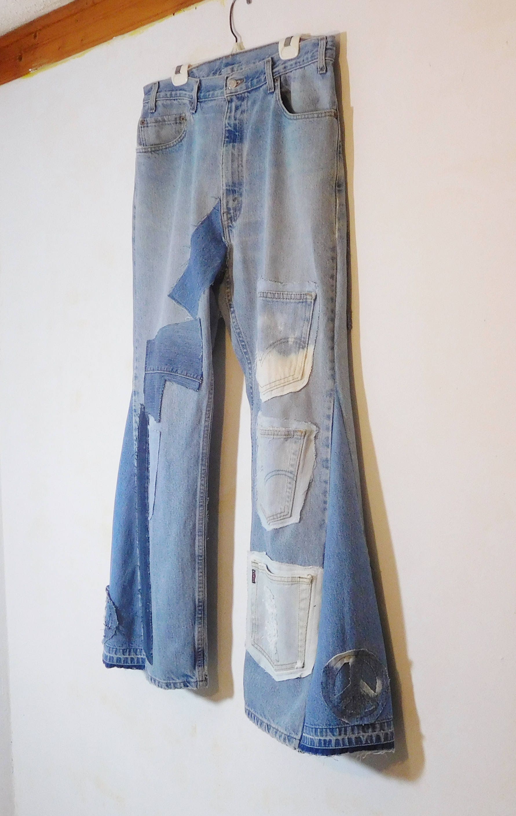 levi bell bottoms mens