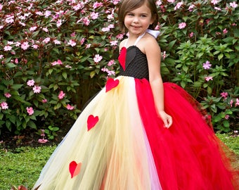 Girls Red Queen Tutu Dress, Alice In Wonderland Costume, Tutu Dress, Halloween Costume, Children's Clothing, Girls Dresses, Tutus, Dresses