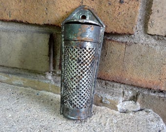 Nutmeg Grater // Vintage Rustic Farmhouse Cottage Kitchen Decor