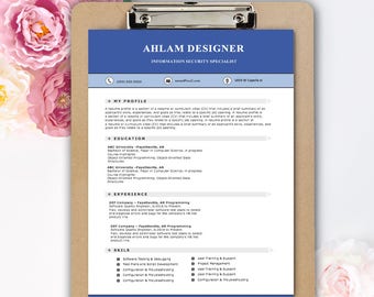 Professional Resume, Modern Resume, Professional Resume Template Word / CV Professional, CV Modern Template for Word, Modern CV Templates