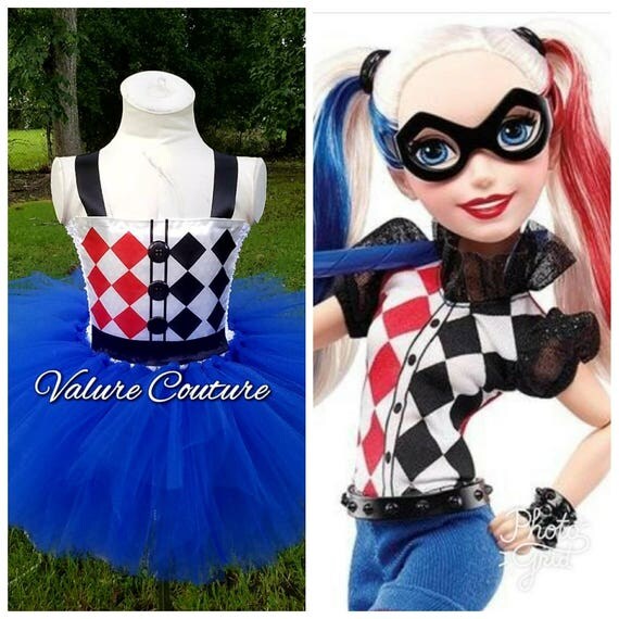 Harley Quinn Inspired Tutu Dress Suicide Squad