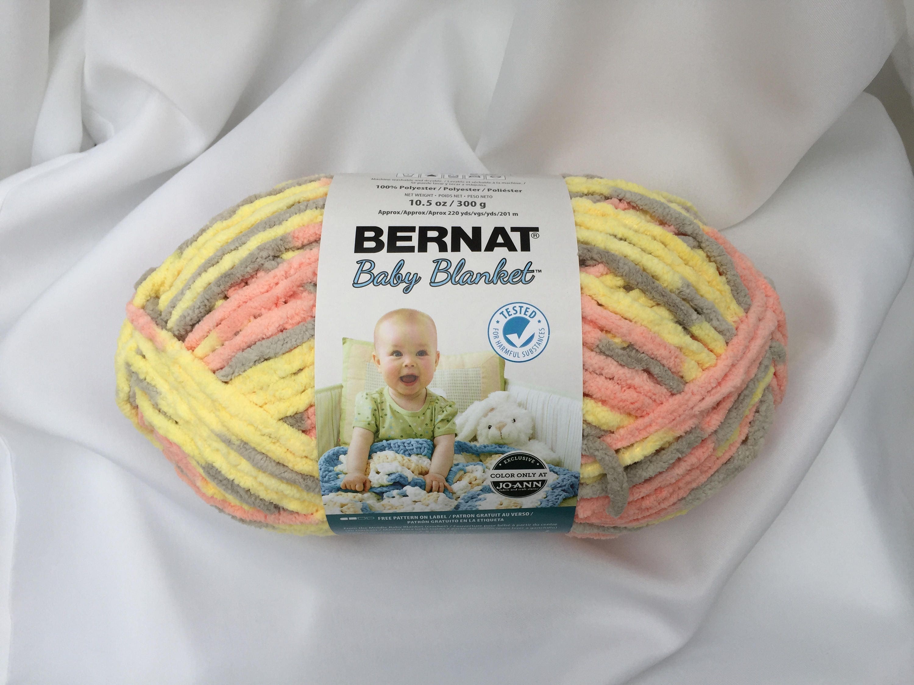 yarn baby spring blossom bernat blanket Yarn~220yds~ BLOSSOM Blanket 04748 10.5 Bernat Baby SPRING