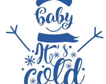 Download Baby its cold | Etsy