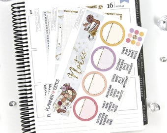 Eat Slay Love NEW Monthly Notes Page Planner Kit | 100+ Stickers | Planner Stickers | For Erin Condren LifePlanner