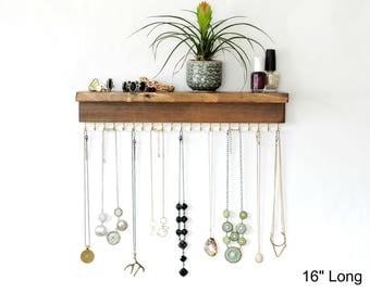 Wall Jewelry Organizer For Necklaces or Bracelets