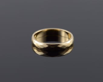 Lulu Recycled Twisted Stack Ri Gold Plated