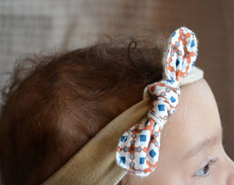 Headband, headband for baby in organic cotton