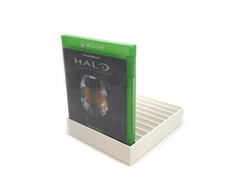 White Xbox One Game Tray, Game Case Organizer, 3D Print, Halo 5, Fallout 4, Destiny, Gamer Gift