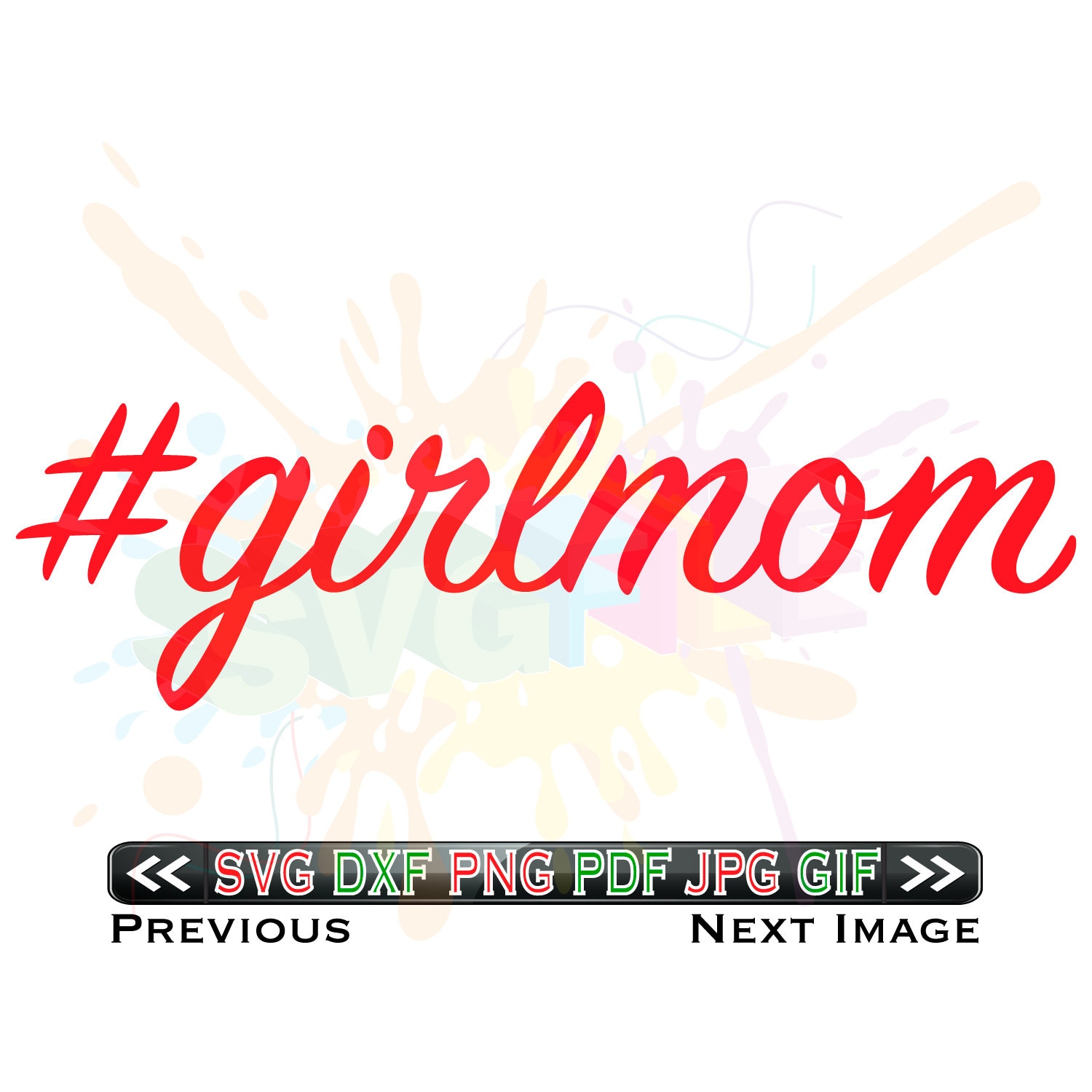 Download Girl Mom SVG Files for Cutting Hashtag Cricut Girlmom Designs