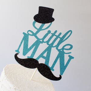 Little Man Cake Topper - Little Man Cake Smash - Little Man Birthday - Little Man Baby Shower - Little Man - Little Man Cake Decoration