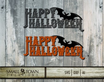 Halloween Font SVG - Cut Files - Vinyl Cutters, Screen Printing, Silhouette, Die Cut Machines, & More