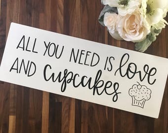 Download Instant Download Wedding-All You Need is Love and Cupcakes