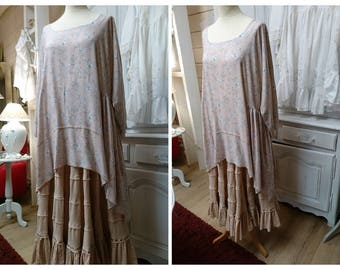 DRESS romantic Gothic LEONIE, hippie, Gypsy, shabby chic vintage
