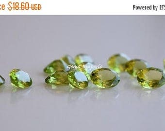 ON SALE Peridot 8x6 mm Faceted Oval / Very Good Quality and Color / Price per piece.