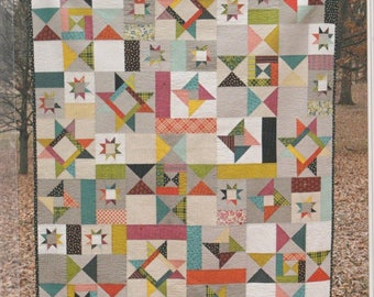 SALE** Starfall Quilt Pattern - by Fresh Lemons Quilts - 60" x 72"