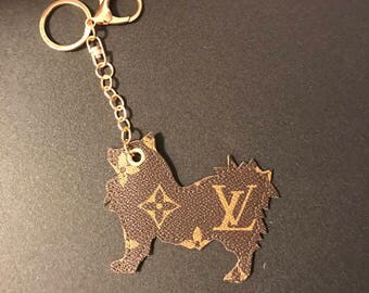 Louis Vuitton Dog Breed Key ChainFrench BulldogGolden