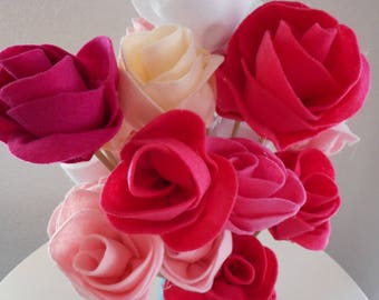 Felt Rose Flower Instructions (Download)