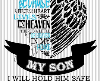 Free Free 279 Husband In Heaven Svg SVG PNG EPS DXF File