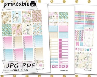 50% OFF SALE Winter Owl Planner Stickers/Erin Condren Planner Stickers/Printable Planner Stickers/Winter Stickers/Winter Printable Stickers/
