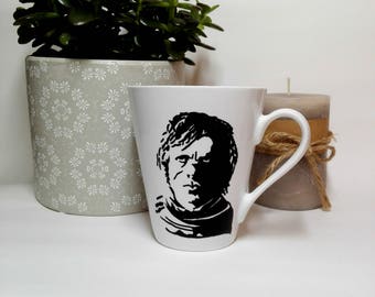 Game of Thrones Mug,Tyrion Lannister coffee mug,unique "I drink and I know things'' mug,hand painted GOT mug,GOT gift,GOT lover,gift for him