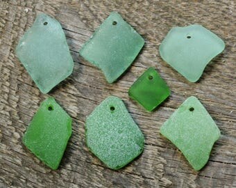 Genuine sea glass pendant supplies handmade tags seaglass tags sea glass tags drilled sea glass pendant for men pendant for women gift women