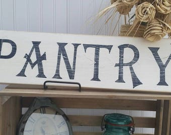 Pantry sign kitchen decor distressed pantry decor farmhouse pantry sign pantry wall pantries