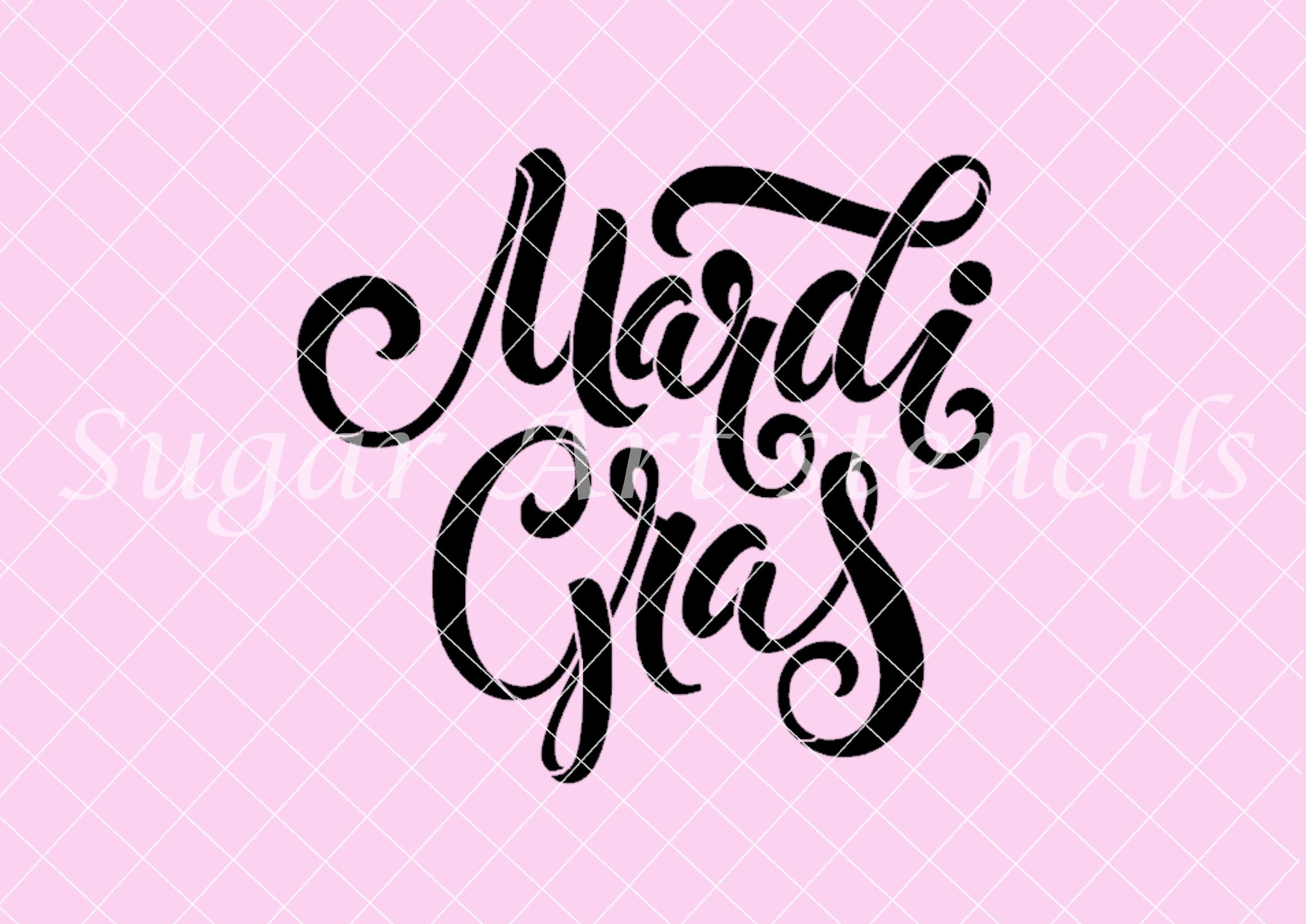 Mardi Gras Stencils Printable Printable World Holiday