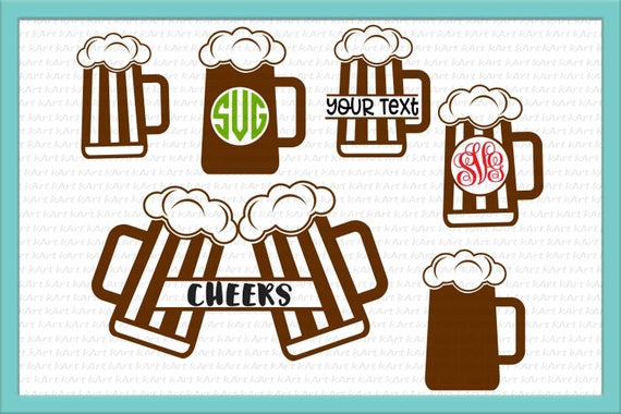 Download beer mugs svg beer mug monogram svg cheers beer svg beer