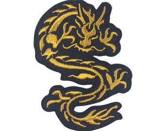 Big Embroidered Dragon Patch Dragon Patches Iron On Patch