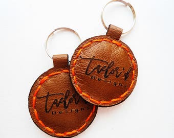 Wedding Tags, housewarming keys, Personalized Zipper Pull, Custom Clothing Labels, Leather Labels, Personalized Crochet Labels