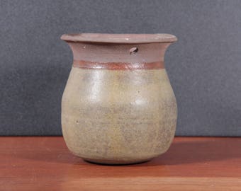 Handthrown ceramic hanging planter