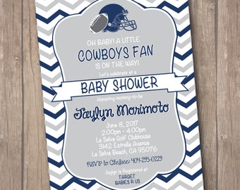 Cowboy Inspired Baby Shower Invitation