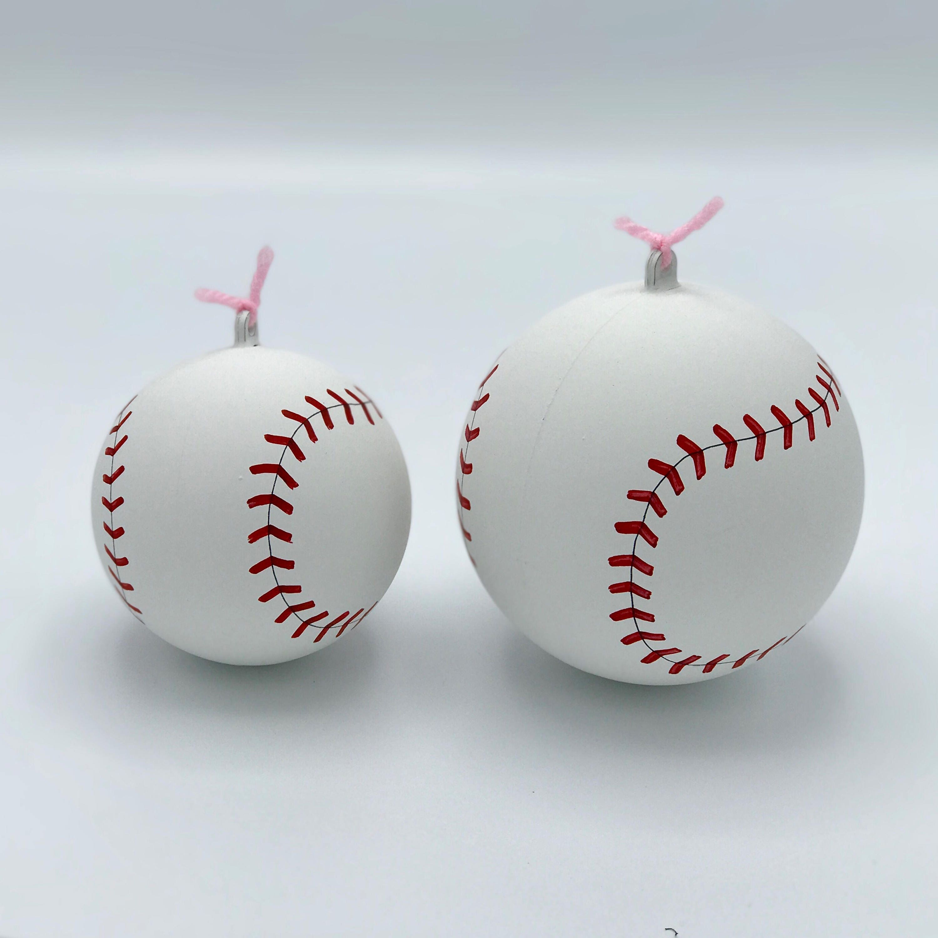SOFTBALL 2x Powder of Baseball Gender Reveal Balls Pack (Custom Color Combinations and Styles