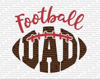 Football Dad, svg, cut, file, sports, sport, fall, silhouette, ball, vector, cricut, cameo, clipart, files, file