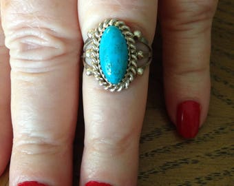 Sterling Silver Turquoise Ring