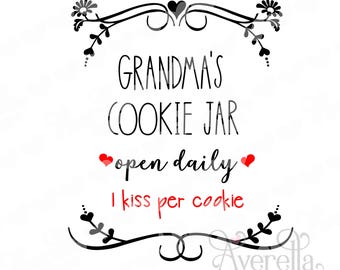Download Grandma cookie jar | Etsy